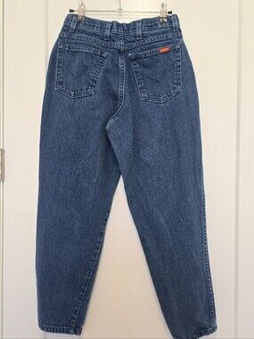 Vintage Bonjour Y2k High-Rise Women's Mom Jeans Blue Denim 90s Vtg Tag